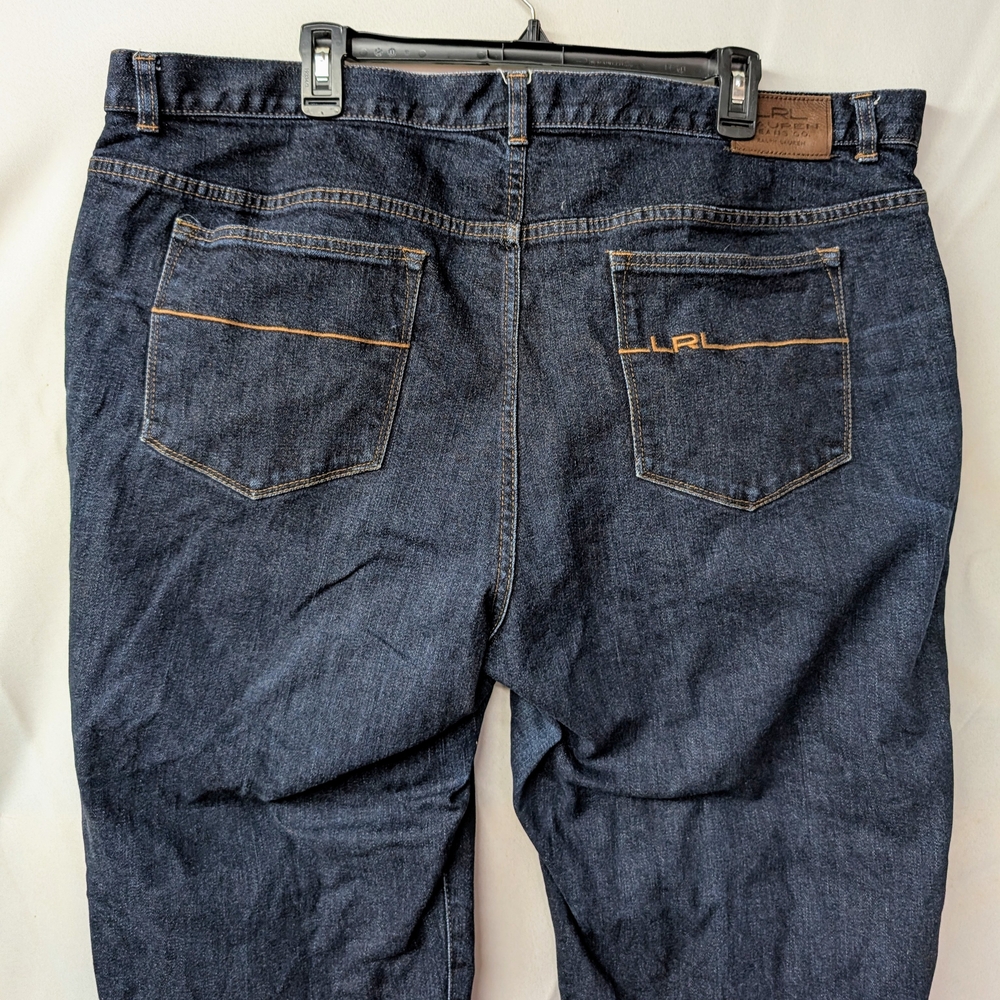 Lauren Ralph Lauren Blue Straight Leg Jeans - Picture 5 of 8